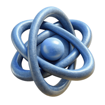 elegant artistic Quantum Entanglement Icon Rotating Cutout Element original png