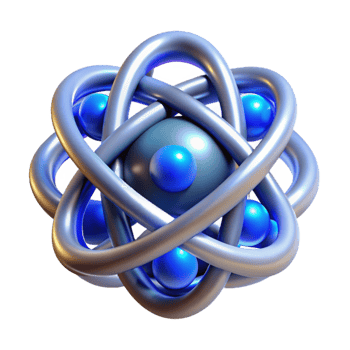 vibrant classic Quantum Entanglement Nodes Blue Glow Cutout high quality png