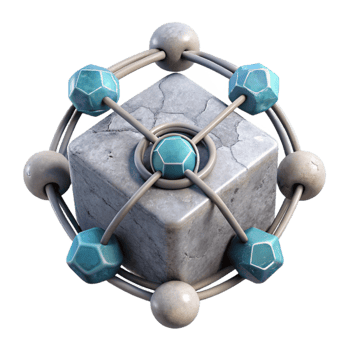 magnificent artistic Quantum Internet Network Connections Isolated professional png