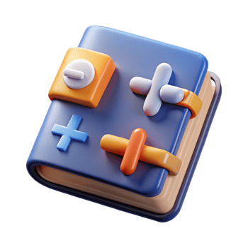 wonderful artistic Quantum Physics Textbook Icon Cutout with Formulas and Equations genuine png