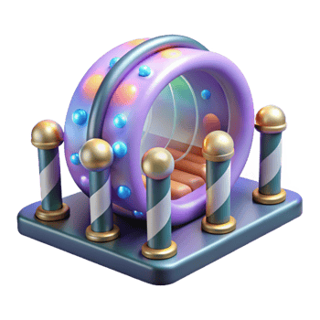 dramatic vintage Quantum Tunneling Barrier Illustration Transparent Background original png