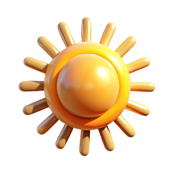 magnificent artistic Radiant Sunlight Visualization Cutout with Lens Flare genuine png