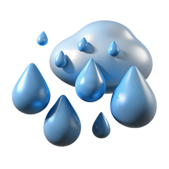 impressive vintage Rain Drops Falling Transparent Background original png