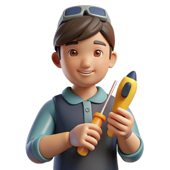 stunning modern Repairing Electronics with Screwdriver Close Up Cutout Element genuine png