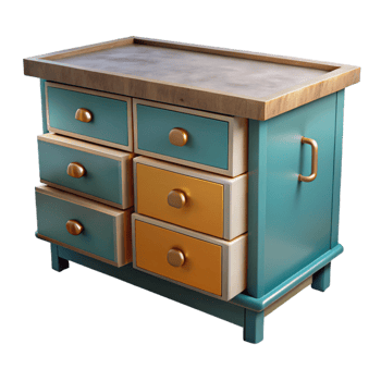 stunning creative Repurposed Drawer Kitchen Island Cutout detailed png
