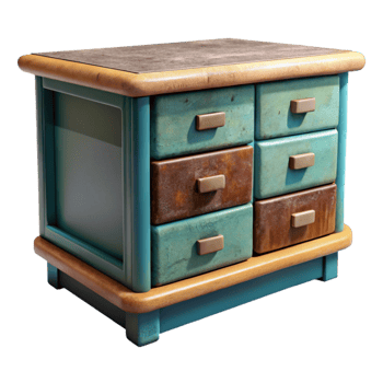 dramatic modern Repurposed Drawer Kitchen Island Cutout genuine png