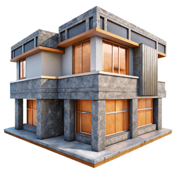 wonderful traditional Residential Building Exterior Modern Style Isolated high quality png