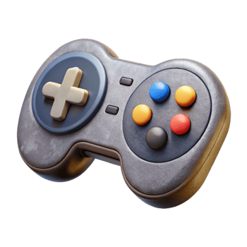 impressive abstract Retro Game Controller Cutout with Directional Pad professional png