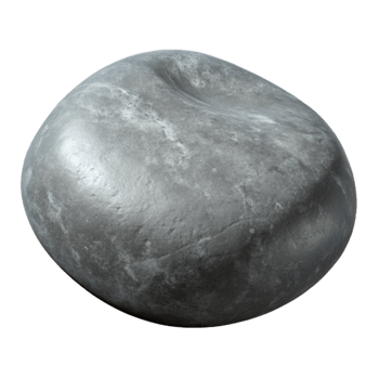 extraordinary creative River Stone Smooth Grey Isolated Cutout detailed png