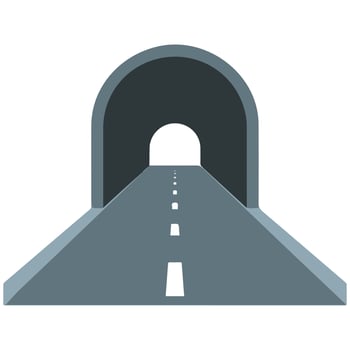 High tunnel icon for gardening vector