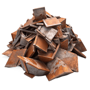 impressive classic Rusted Metal Scrap Heap Isolated professional png