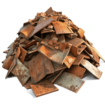 wonderful creative Rusted Metal Scrap Heap Isolated professional png