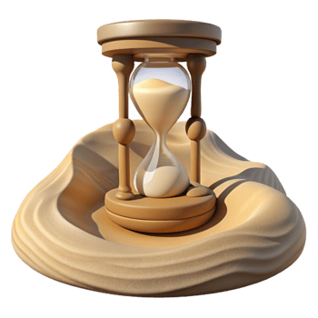 elegant traditional Sand Dune Representing Time Passing Cutout high resolution png