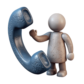 serene vintage Silhouetted Figure Reaching for Phone Isolated png