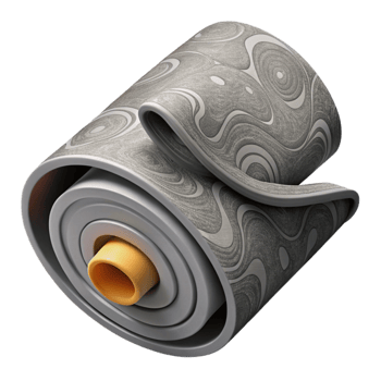 dramatic contemporary Smart Fabric Roll Gray Cutout detailed png