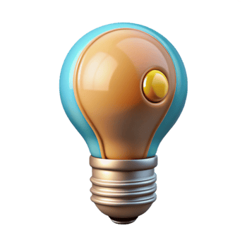 dramatic creative Smart Light Bulb Smart Home Integration Enabled Isolated detailed png