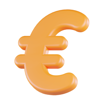 Euro Currency 3D Icon png