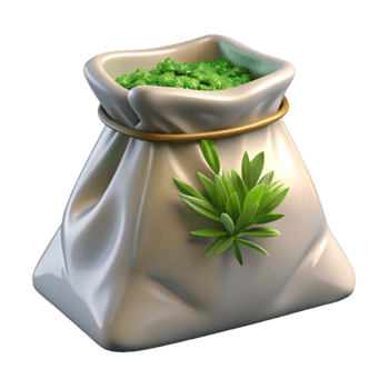 stunning traditional Sous Vide Bag with Herbs Isolated Element png