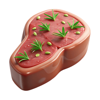 elegant artistic Sous Vide Steak with Herbs Transparent Background professional png