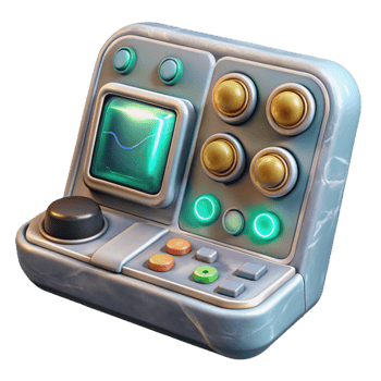 beautiful minimalist Space Farming Control Panel Transparent exclusive png