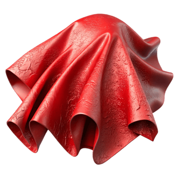 elegant rustic Space Time Fabric Ripping Red Cutout high resolution png