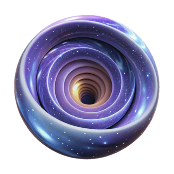 dramatic classic Space Warp Tunnel Spiral Galaxy Transparent Background authentic png