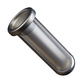 elegant traditional Steel Gray Synthetic Test Tube Transparent Background Cutout png