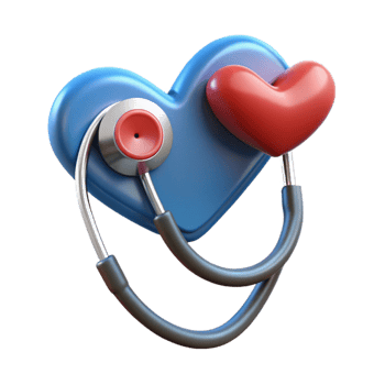 impressive artistic Stethoscope with Heartbeat Icon Transparent Cutout original png