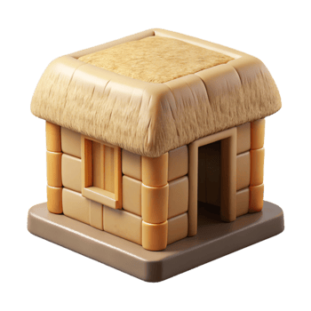 extraordinary minimalist Straw Bale Building Block Front View Cutout png