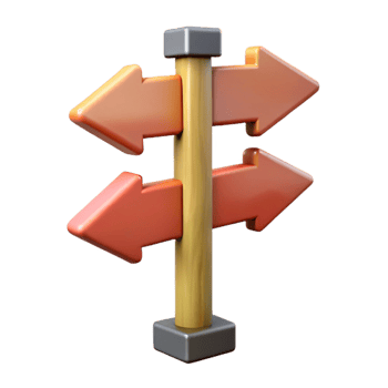extraordinary contemporary Street Sign with Arrows Transparent Background premium png