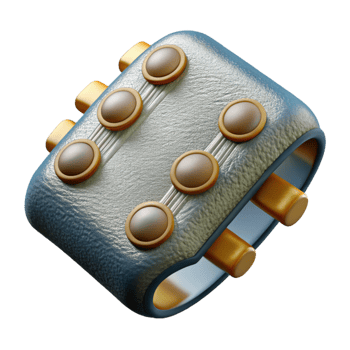 serene artistic Stretchable Sensor Array Transparent Background exclusive png