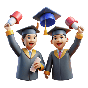 impressive contemporary Students Graduating Throwing Caps Transparent Background premium png