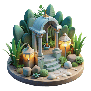 extraordinary creative Subconscious Architecture Dreamlike Garden Cutout png
