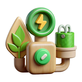 wonderful creative Sustainable Energy Icons Set Cutout Transparent Background premium png