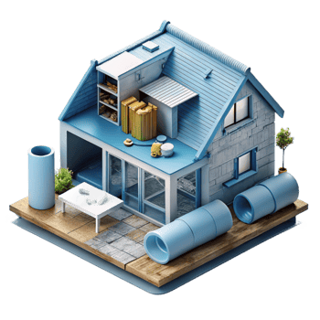 impressive contemporary Sustainable Home Design Blueprint Isolated high resolution png