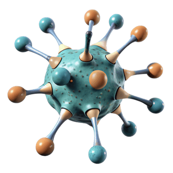 impressive vintage Synaptic Transmission Process Visualization Isolated Element detailed png