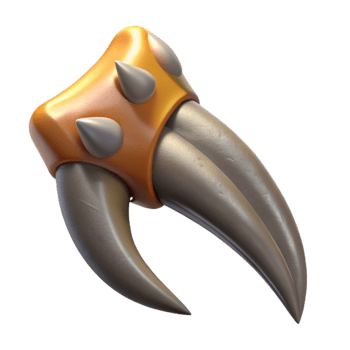 dramatic traditional Synthetic Claw Sharp Tip Isolated Element high quality png