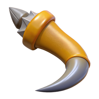 wonderful rustic Synthetic Claw Sharp Tip Isolated Element premium png