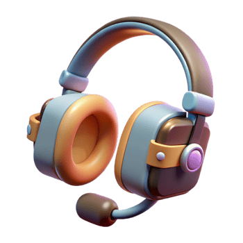 dramatic artistic Teleportation Device Headset Style Cutout detailed png