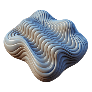 impressive classic Temporal Distortion Effect Wavy Lines Transparent Background authentic png