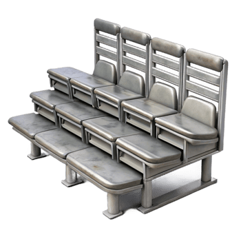 stunning traditional Temporary Bleachers Metal Gray Cutout png