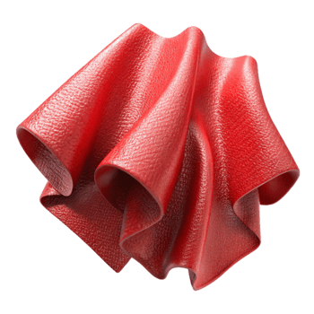 beautiful traditional Thermochromic Fabric Sample Red Transparent Background high quality png