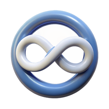 magnificent abstract Time Loop Symbol Transparent Background with Circular Design original png