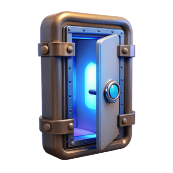 elegant rustic Time Machine Door Opening Bright Light Transparent Background png
