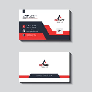 Modern Business Card Design Template vector