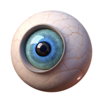 beautiful contemporary Unified Vision Graphic Single Eye Transparent high quality png