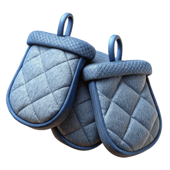 stunning minimalist Upcycled Jeans Pot Holders Transparent high quality png