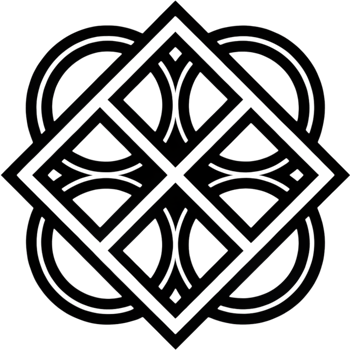 Minimalistic abstract geometric shape with clean lines and perfect balance. . png