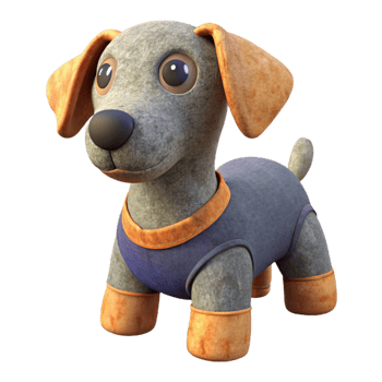 elegant artistic Upcycled Tshirt Dog Toy Isolated exclusive png