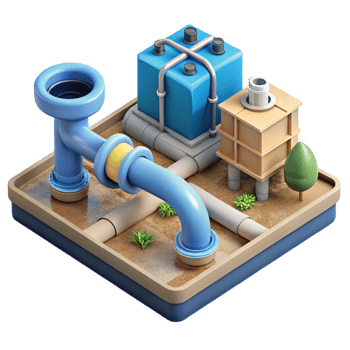 stunning minimalist Urban Water Supply Network Diagram Cutout genuine png